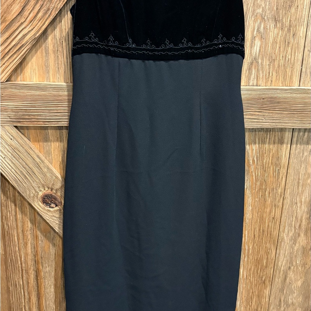 Talbots Classic Black Strapless Dress